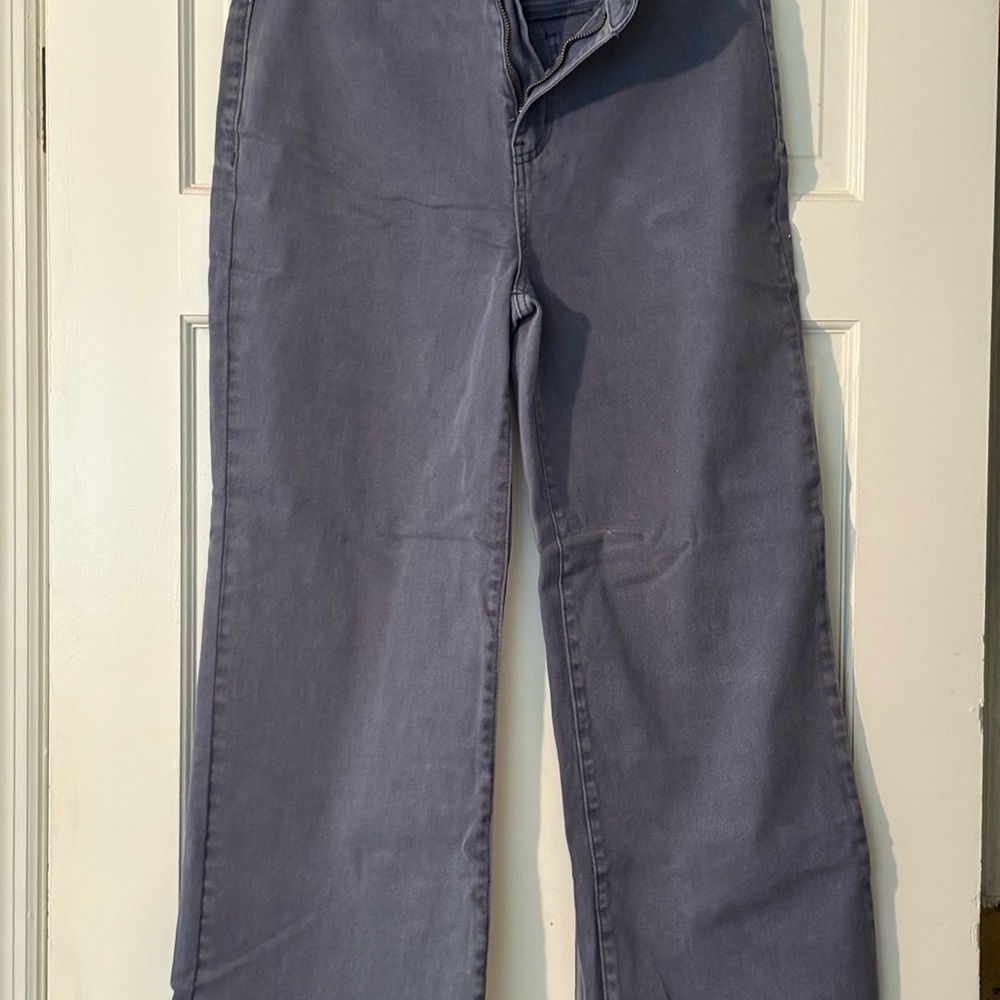 Zenana Outfitters Charcoal Wide-Leg Pants